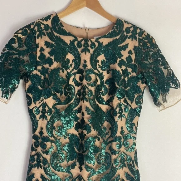 macy green dress Olive Green Lacy Macy Maternity Dress – Bubchic main image 1